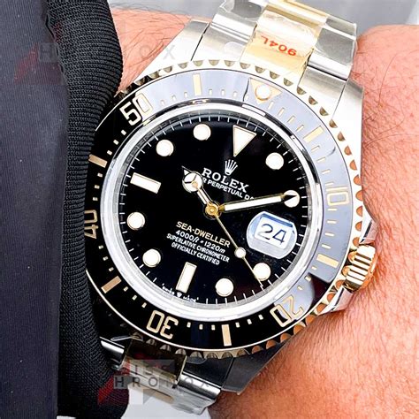 rolex two tone sea dweller for sale
